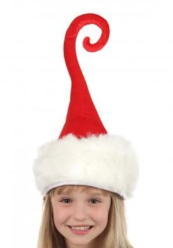 Elope Curly Q Plush Santa Hat