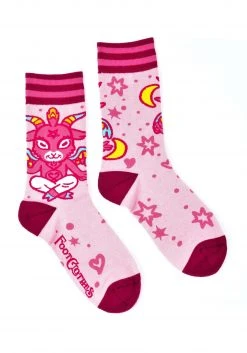 FootClothes Cute Baphomet Goat Socks For Adults