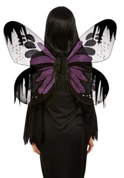 Smiffys Dark Botanicals Purple Moth Wings