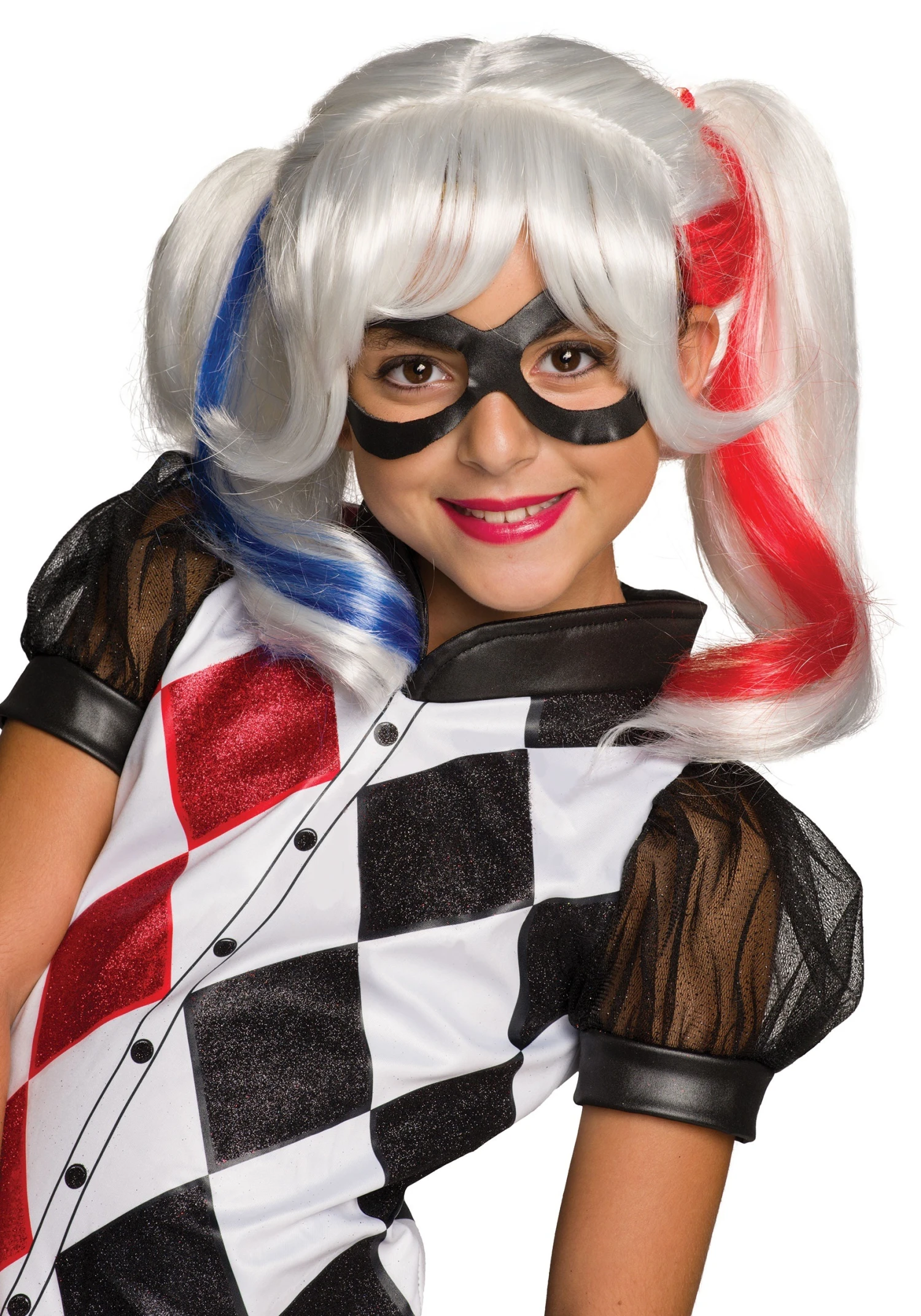 Rubies Costume Co. Inc DC Superhero Girls Harley Quinn Wig 1 Rubies Costume Co. Inc DC Superhero Girls Harley Quinn Wig
