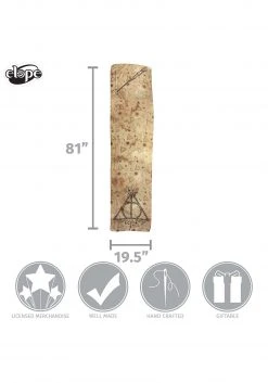 Elope Harry Potter | Deathly Hallows Lightweight Scarf -Cheap Halloween Store deathly hallows lightweight scarf alt 5