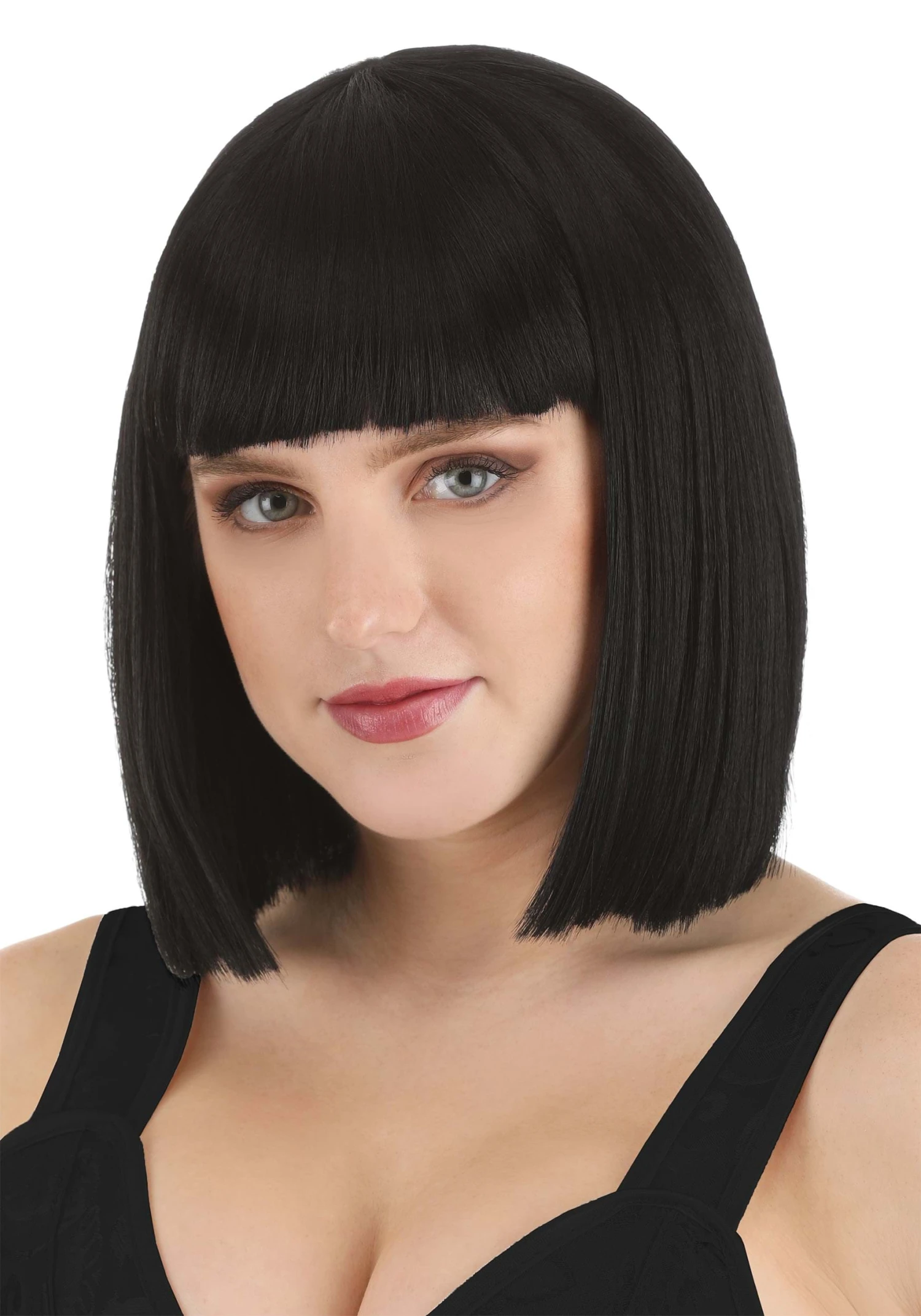 Partytime Wig Deep Black Bob Wig For Women 3 Partytime Wig Deep Black Bob Wig For Women - Image 3