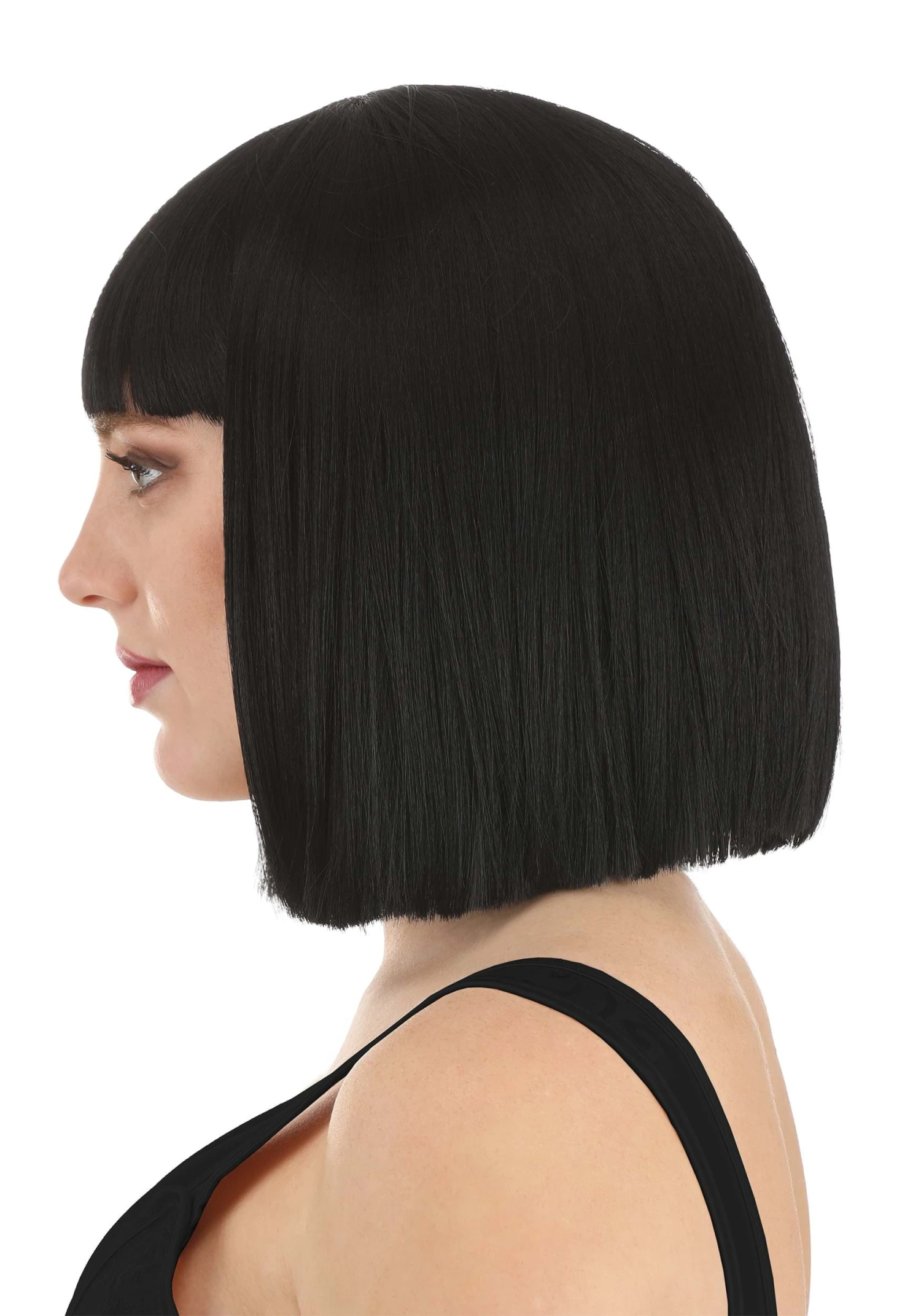 Partytime Wig Deep Black Bob Wig For Women 4 Partytime Wig Deep Black Bob Wig For Women - Image 4