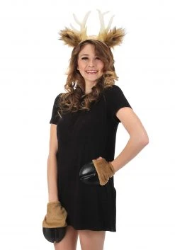 Elope Deer Costume Brown Front Hooves -Cheap Halloween Store deer costume front hooves alt 1