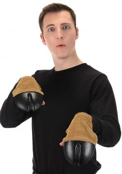 Elope Deer Costume Brown Front Hooves -Cheap Halloween Store deer costume front hooves alt 2