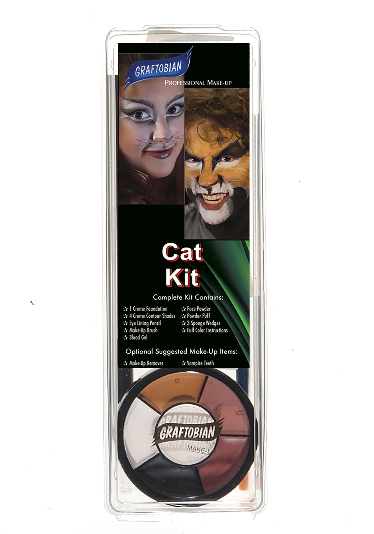 Graftobian Deluxe Jungle Cat Makeup Kit 1 Graftobian Deluxe Jungle Cat Makeup Kit