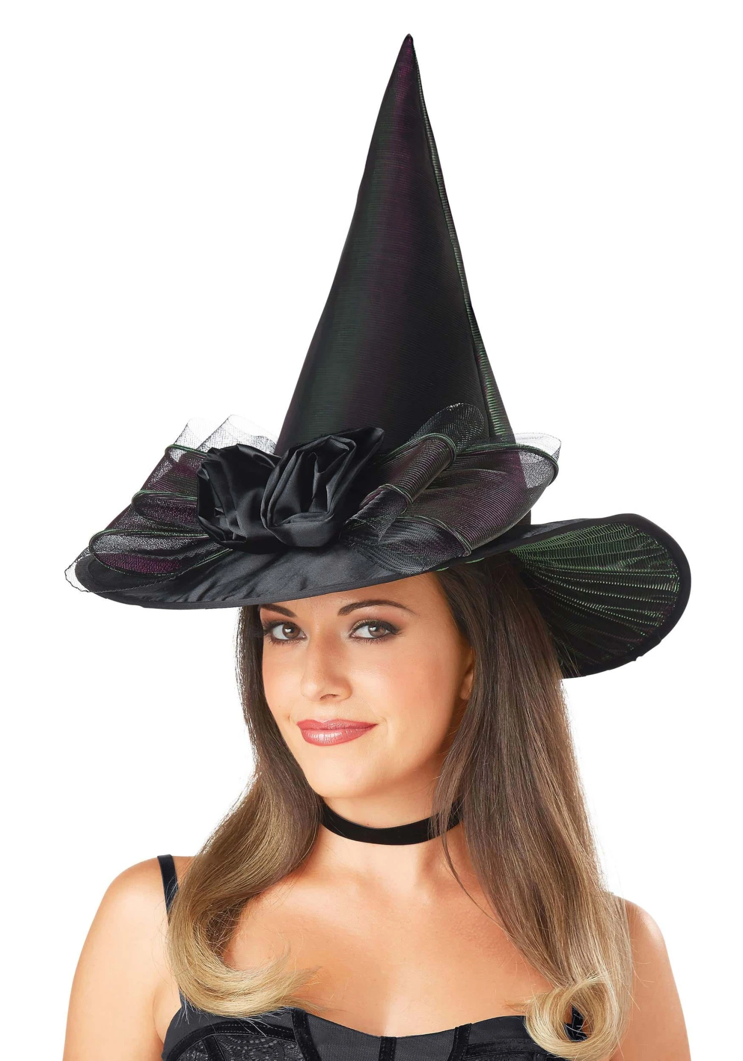 Seasons (HK) Ltd. Deluxe Iridescent Witch Hat For Women 1 Seasons (HK) Ltd. Deluxe Iridescent Witch Hat For Women