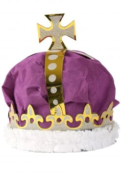 Beistle Deluxe Purple Crown