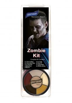 Graftobian Deluxe Zombie Face Makeup Kit