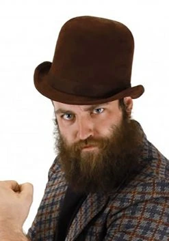 Elope Brown Derby Top Hat