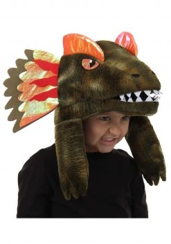 Elope Dilophosaurus Sprazy Toy Hat -Cheap Halloween Store dilophosaurus sprazy toy hat alt 2