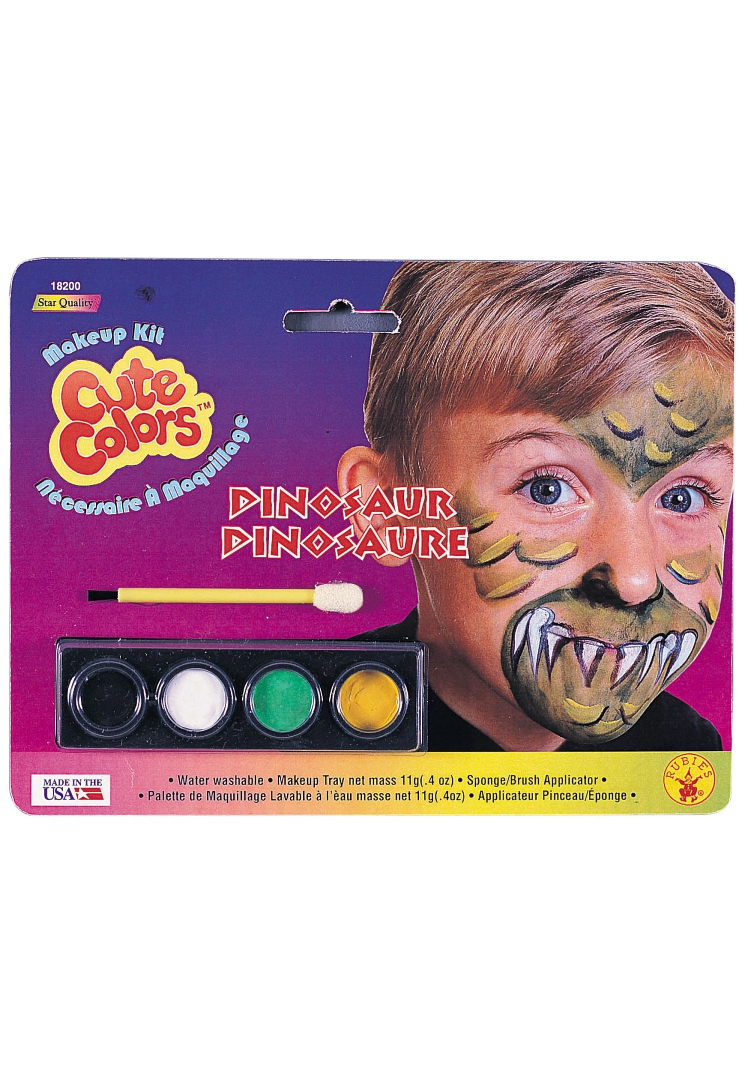 Rubies Costume Co. Inc Cute Colors Dinosaur Makeup Kit 1 Rubies Costume Co. Inc Cute Colors Dinosaur Makeup Kit
