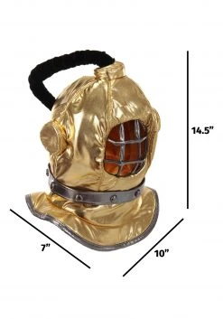 Elope Gold Diving Bell Plush Helmet -Cheap Halloween Store diving bell plush helmet alt 4