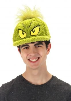 Elope Dr. Seuss Grinch Fuzzy Cap -Cheap Halloween Store dr seuss grinch fuzzy cap alt 2