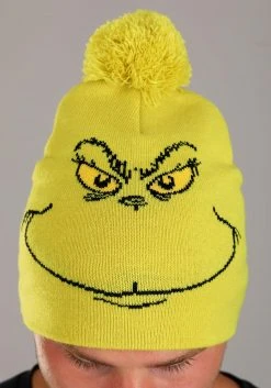 Elope Dr. Seuss How The Grinch Stole Christmas Knit Hat -Cheap Halloween Store dr seuss grinch knit hat alt 2