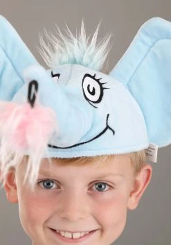 Elope Dr. Seuss Adult Horton Costume Face Headband -Cheap Halloween Store dr seuss horton face headband alt 2