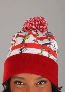 Nanjing Sylva International Trading Co. Ltd Dr. Seuss Winter Hat & Scarf Kit -Cheap Halloween Store dr seuss winter hat scarf kit alt 2