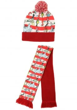 Nanjing Sylva International Trading Co. Ltd Dr. Seuss Winter Hat & Scarf Kit -Cheap Halloween Store dr seuss winter hat scarf kit alt 4