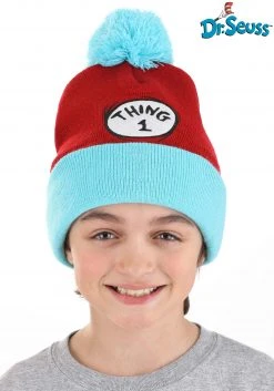 Nanjing Sylva International Trading Co. Ltd Dr. Suess Thing 1 Pom Pom Beanie