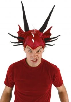 Elope Soft Horned Dragon Costume Hat Accessory