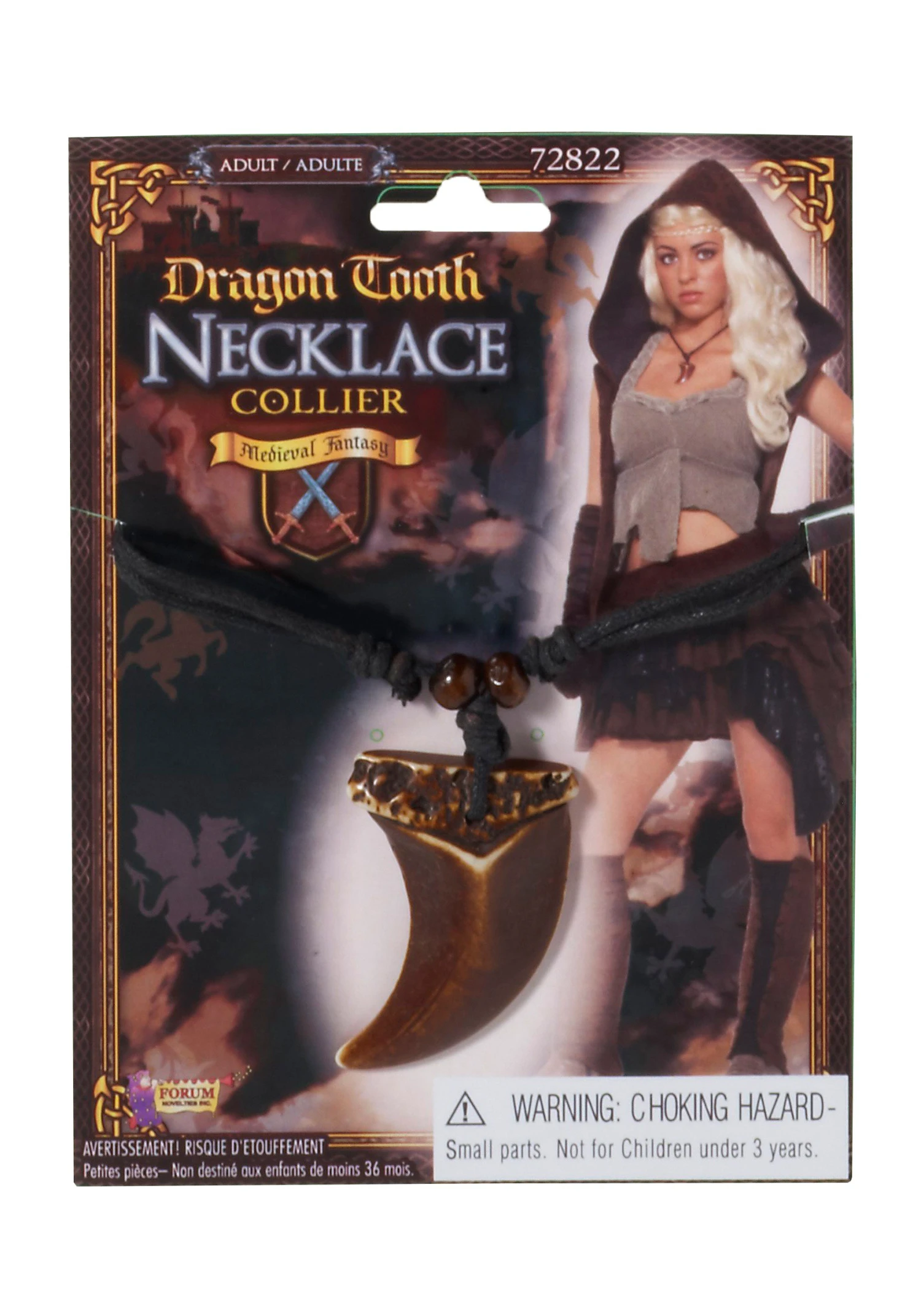 Forum Novelties, Inc Dragon Tooth Necklace 1 Forum Novelties, Inc Dragon Tooth Necklace
