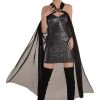 Amscan Women's Draped Gothic Cape Accessory