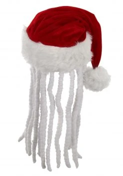 Elope Dread Santa Plush Hat -Cheap Halloween Store dread santa plush hat alt 5