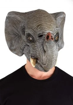 Ghoulish Productions Mask Elephant -Cheap Halloween Store elephant mask alt 2