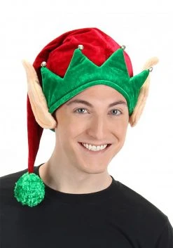 Elope Soft Elf Hat With Ears For Adults