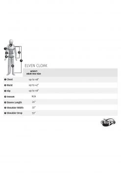 Elope Elven Cloak -Cheap Halloween Store elven cloak alt 8