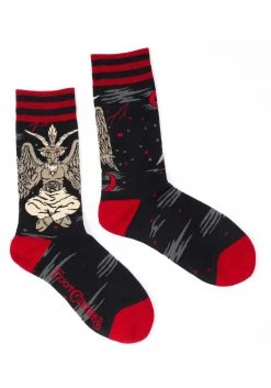 FootClothes Evil AF Baphomet Socks For Adults