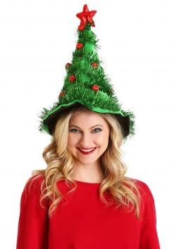 Jacobson Hats Red And Green Light-Up Christmas Tree Hat
