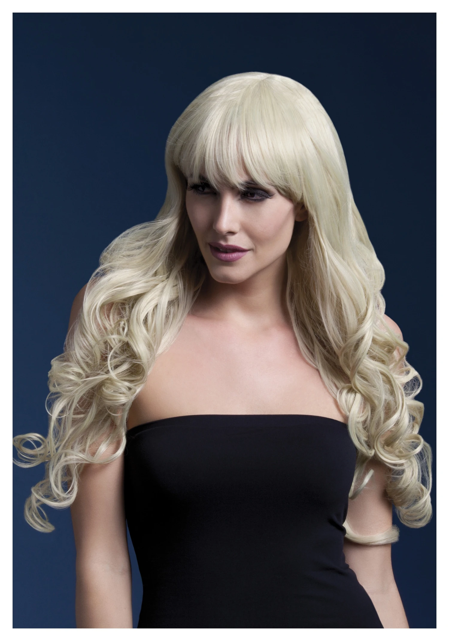 Smiffys Styleable Fever Isabelle Blonde Wig 1 Smiffys Styleable Fever Isabelle Blonde Wig