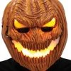 Morris Costumes Flame Fiend Hallows Hellion Mask With Hood For Adults