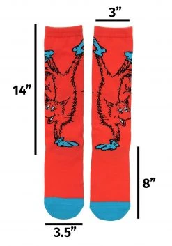 Elope Fox In Socks Knee-High Costume Socks -Cheap Halloween Store fox in socks knee high costume socks alt 2