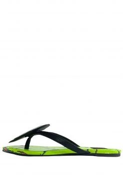 Strange Cvlt Women's Frankenstein Icon Sandals -Cheap Halloween Store frankenstein icon sandals alt 5