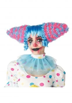 California Costume Collection Cotton Candy Clown Funhouse Wig