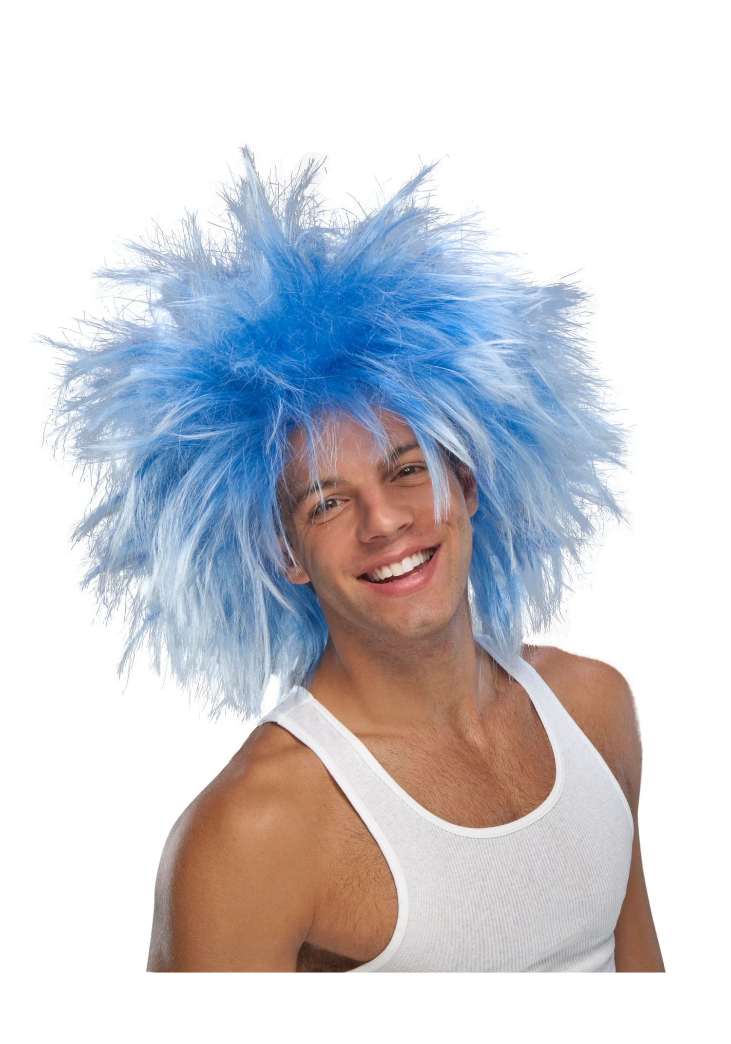 Rubies Costume Co. Inc Funky Blue Punk Wig 1 Rubies Costume Co. Inc Funky Blue Punk Wig