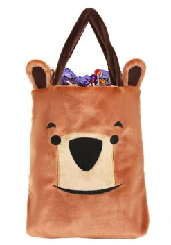 BigWan Apparel Co. Fuzzy Bear Trick-or-Treat Bag
