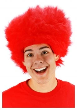 Elope Fuzzy Red Wig