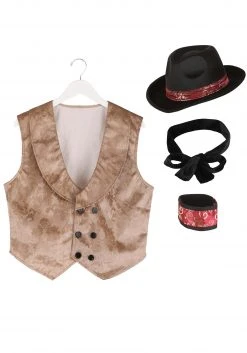 Yao Hats Gambler Costume Kit For Men 9 Yao Hats Gambler Costume Kit For Men -Cheap Halloween Store gambler costume kit alt 4