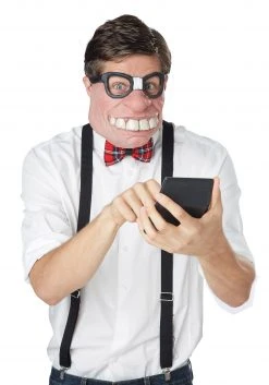 California Costume Collection Geeked Out Mask