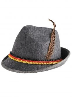 Beistle Grey German Alpine Hat