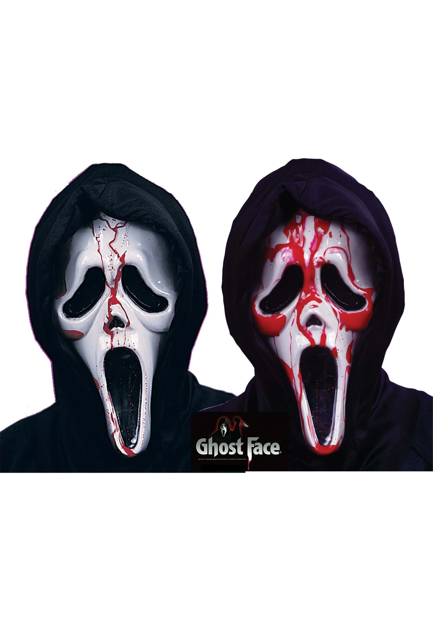 Fun World Adult Ghost Face Bleeding Mask 3 Fun World Adult Ghost Face Bleeding Mask - Image 3