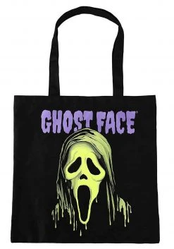 Bioworld Merchandising / Independent Sales Ghost Face Green Drip Canvas Tote Bag