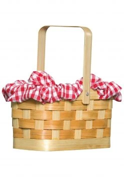 Rasta Imposta Gingham Basket Handbag