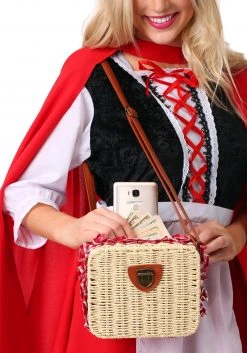 Bluenet Gingham Basket Purse