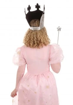 Elope Glinda Costume Crown & Wand -Cheap Halloween Store glinda witch crown alt 3