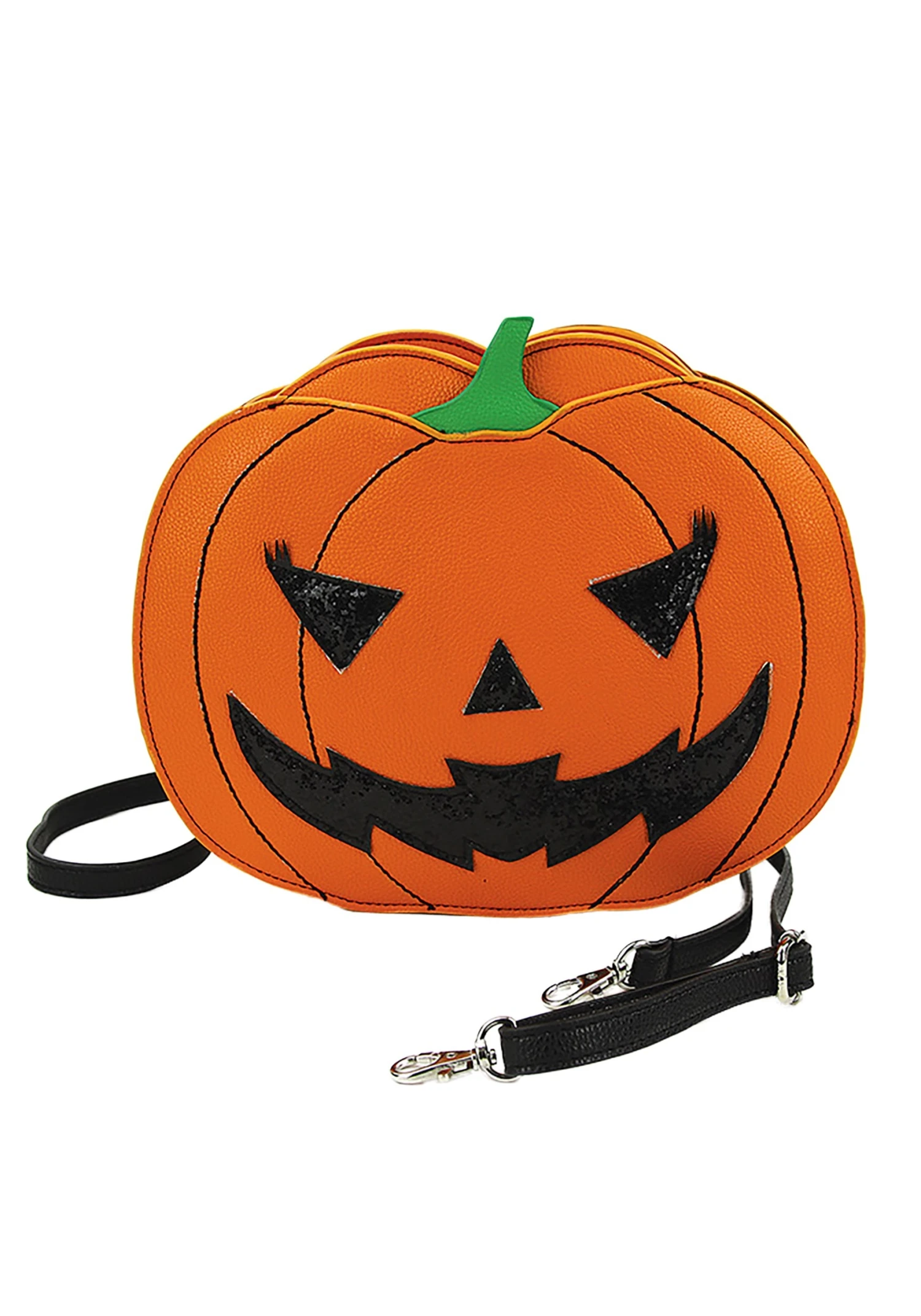 Comeco Glitter Jack O' Lantern Crossbody Bag 3 Comeco Glitter Jack O' Lantern Crossbody Bag - Image 3