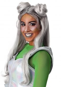 Partytime Costume & Lingerie (Yiwu) Factory Glitter Space Buns Wig